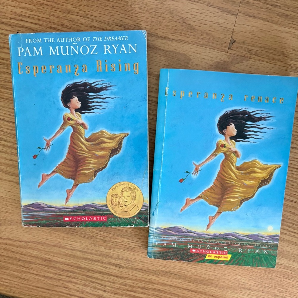 Esperanza Rising and Esperanza Renace by Pam Muñoz Ryan (two books)